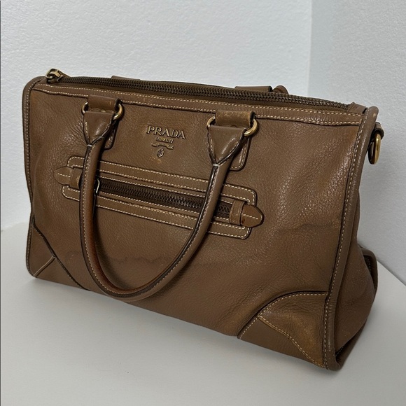 ?Authentic Prada Leather Handbag? main image 11